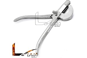 The Perfect Marital Aid: Small White Emasculator 8" Double Crush Stainless Steel