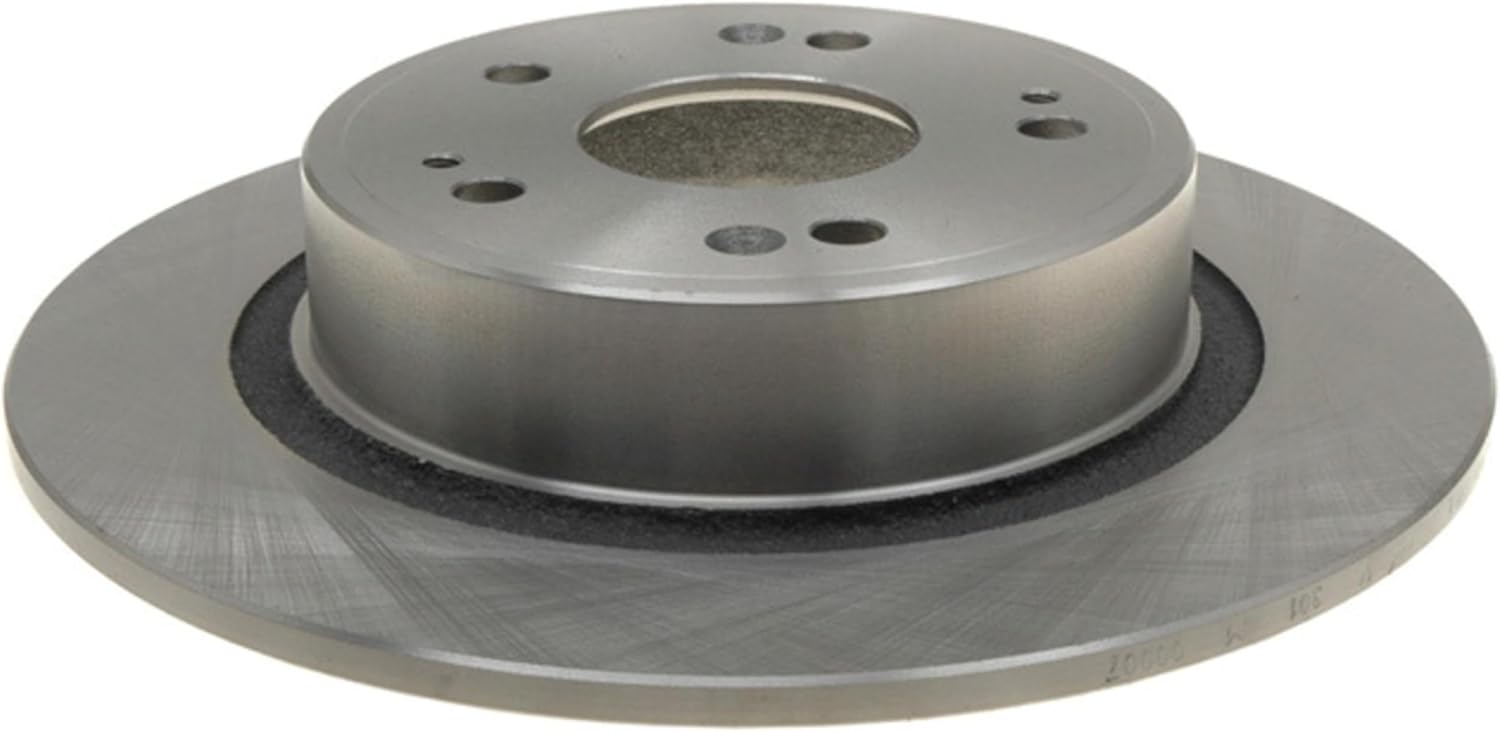 ACDelco Silver Rear Brake Rotor 18A2546A | GM 19255509 Brake Rotors for Select Honda Accord, Acura RDX, Honda Civic, and more