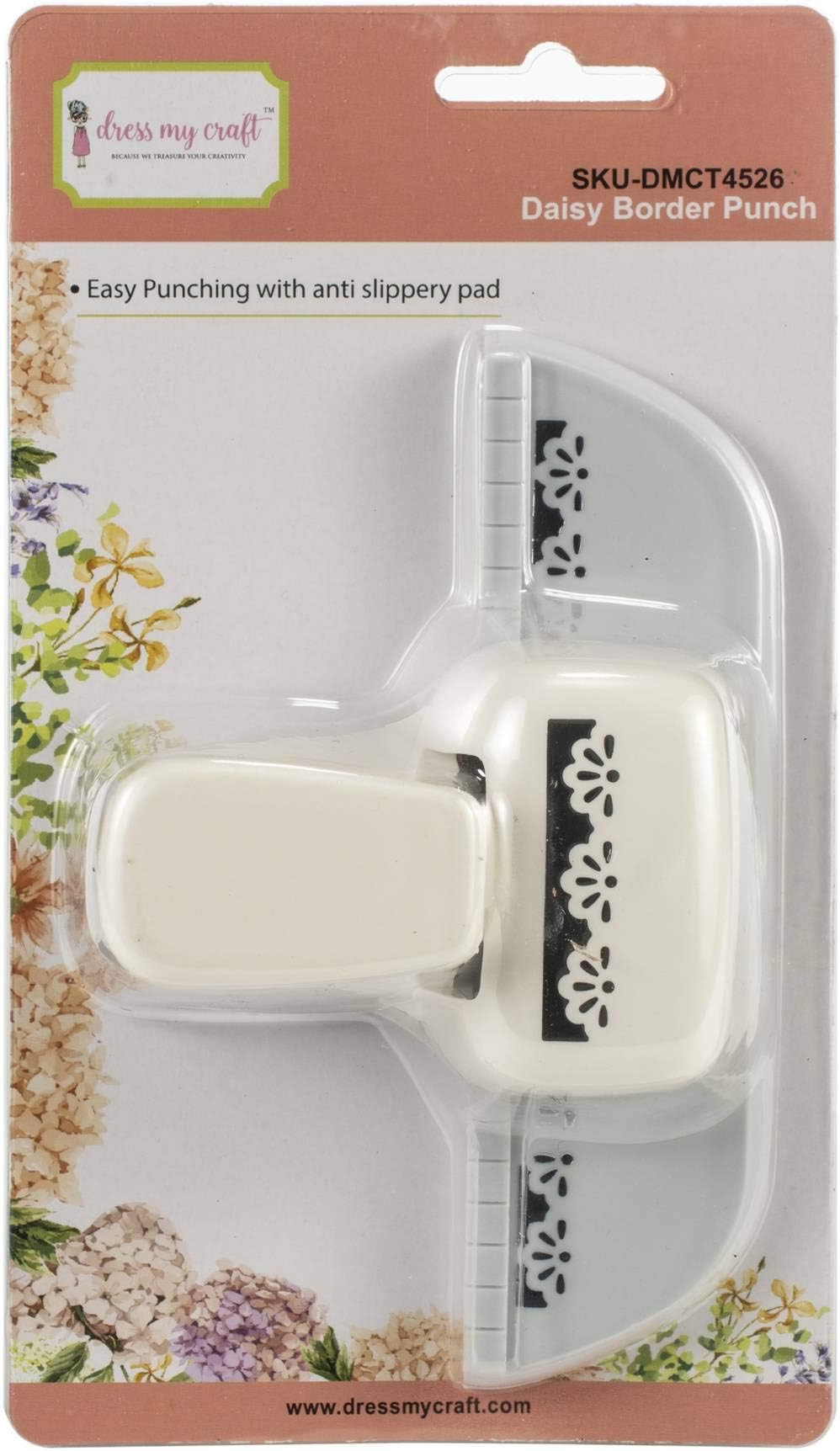 Dress My Craft Punch-Daisy Border