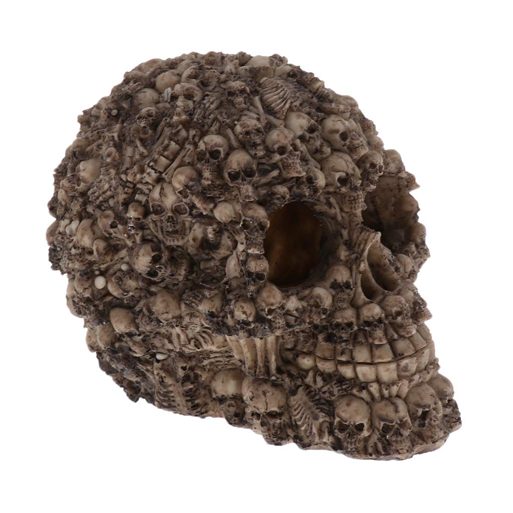 Perfk Ien Höhle Totenkopf Terrarium Aquarium Tank Dekoration, Typ 1