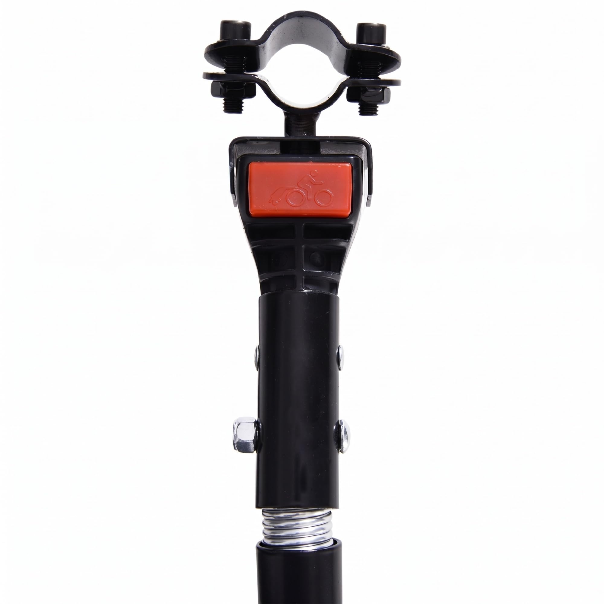 Remorque vélo pliable barre d'attelage universelle acier noir