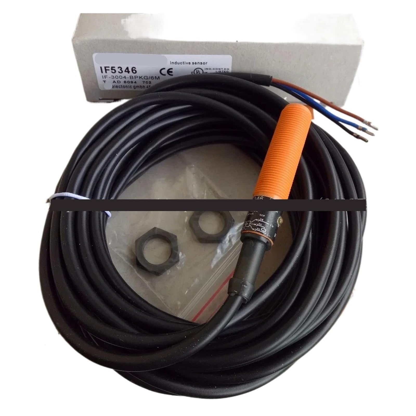 Capteur de proximite inductif IF5347 detecteur de position pour automatisme industriel