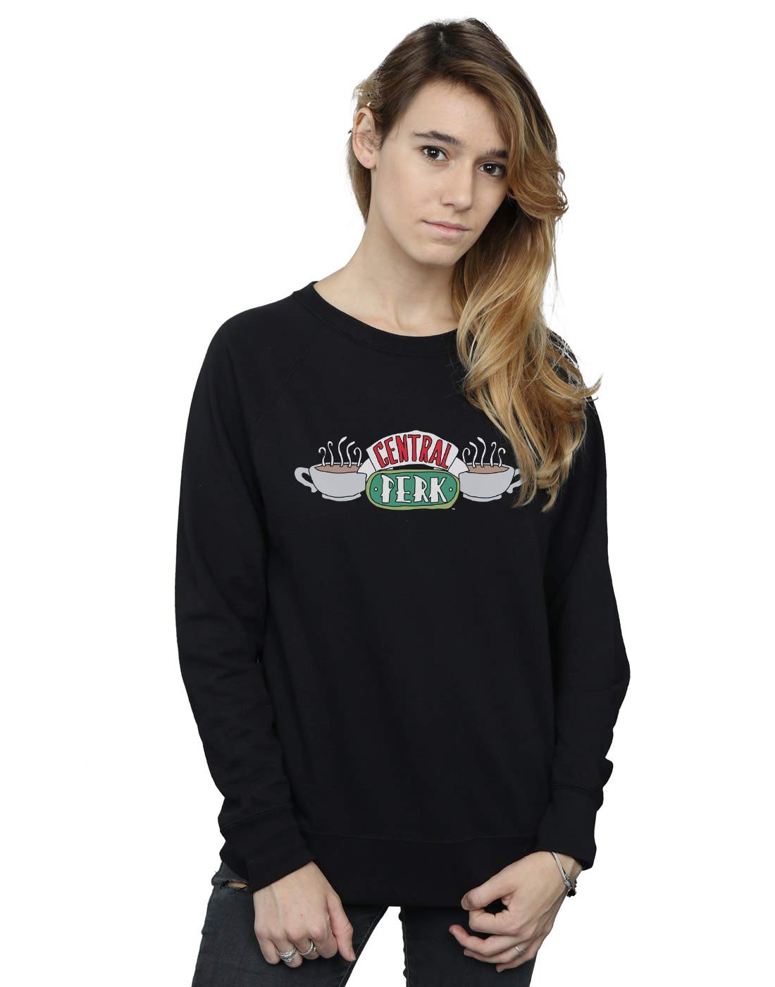 Friends Central Perk Sketch Sweatshirt - Black - L
