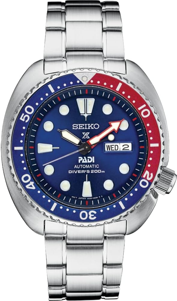 SEIKO SRPE99 Prospex Men's Watch Silver-tone 45mm Stainless Steel, Diver, Diver