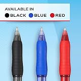 Paper Mate Profile Ballpoint Pen, Retractable, Medium 1 Mm, Black Ink, Translucent Black Barrel, 8/Pack – view 3