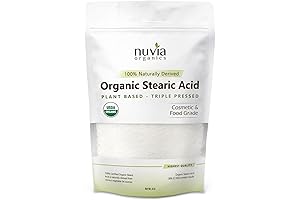 USDA Certified Organic Stearic Acid Powder - Nourishing Plant-Based Solution
