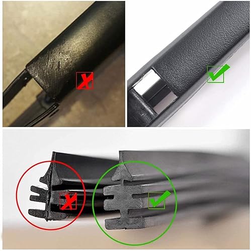 Miniatura 4 de AUCERAMIC Repuesto para limpiaparabrisas trasero para Hyundai ELANTRA GT i30 2011 2012 2013 2014 2015 2016 limpiaparabrisas trasero de 11.81 pulgadas