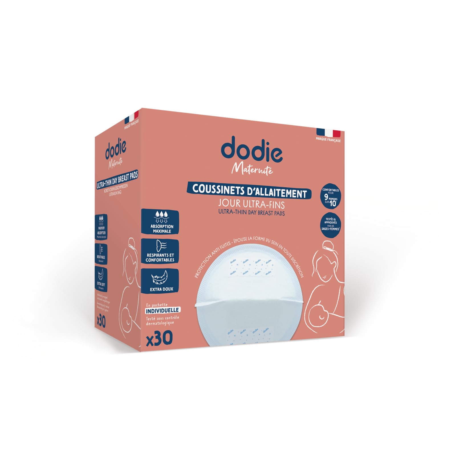 Dodie - Coussinets d'allaitement Jour x 30