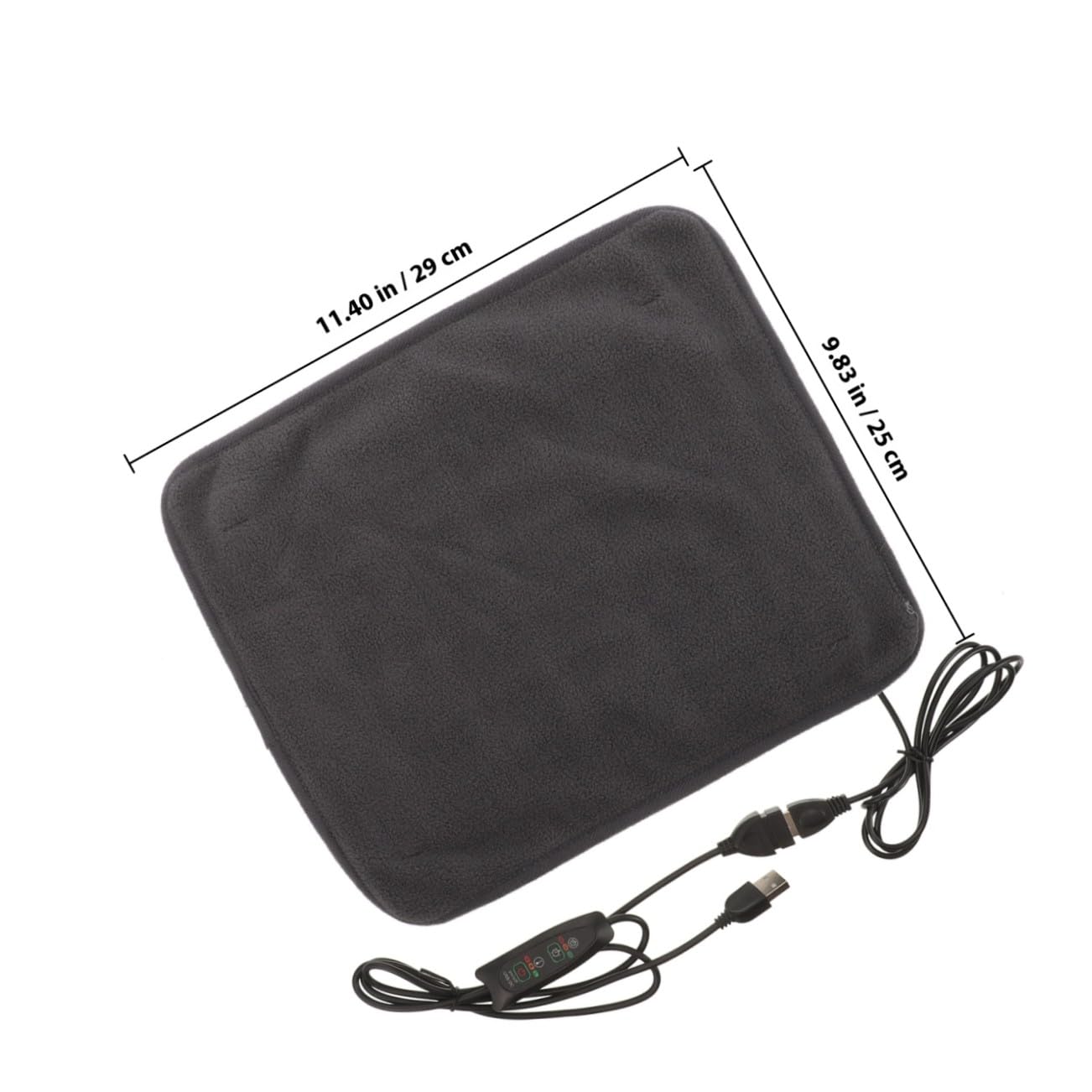 Katzen Heizdecke aus Polyester mit Wärmespeicherung und Wärmerückstrahlung USB Beheizte Wärmematte für Haustiere für Kalte Tage und Welpen