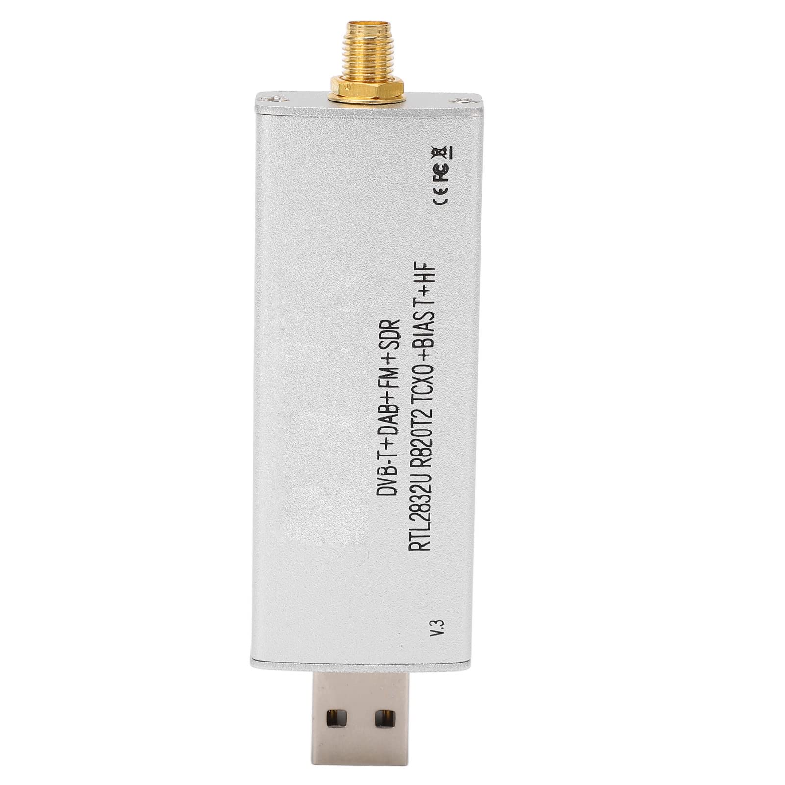Ricevitore Audio RTL SDR R820T2 RTL2832U 1PPM TCXO SMA 500KHz‑1766MHz per la Ricezione del Segnale Ricevitore Audio RTL
