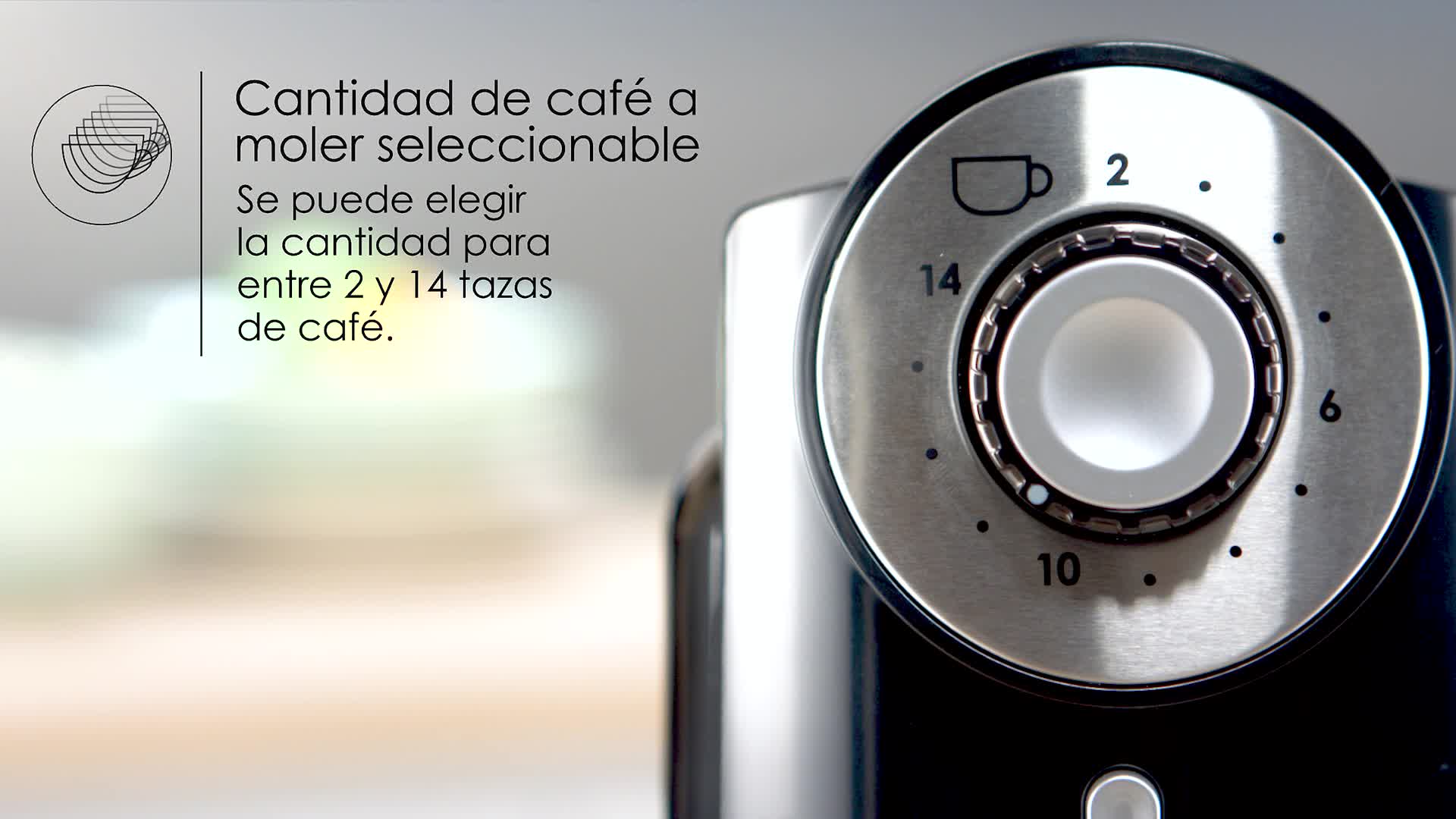 Melitta Molino 1019-02 - Molinillo de café eléctrico con 17 ajustes personalizables de molienda, apto para distintas cafeteras, moledor de café con disco de acero y depósito para granos, 200 g, negro - Imagen 8
