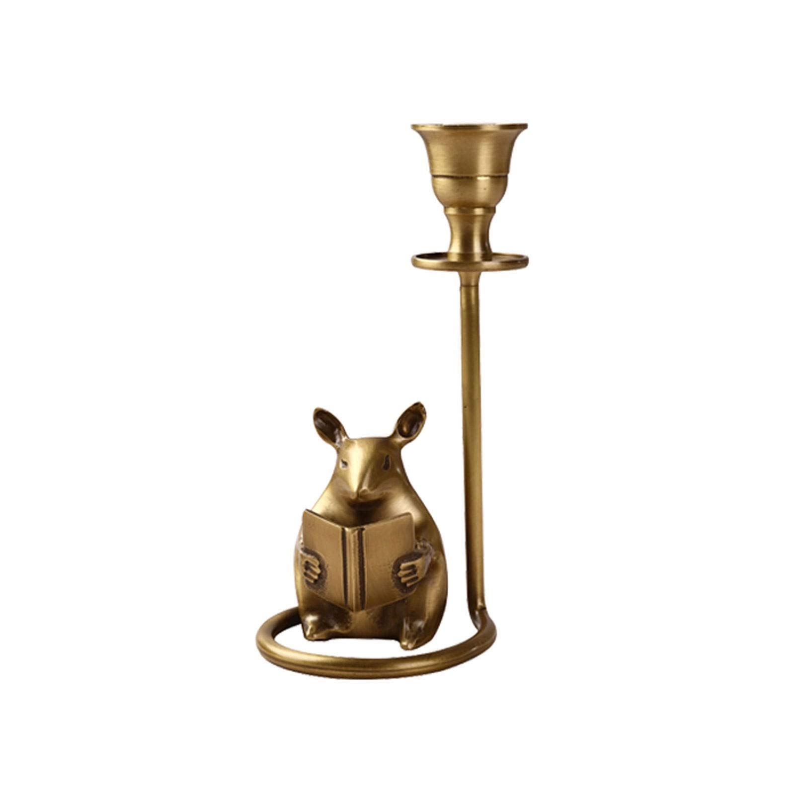 Ornamenti Decorativi, Ornamenti da Tavolo in Ottone a Forma di Animale, Idea Compleanni, Festa della Mamma, Natale, Anniversario, Statuetta Decorativa