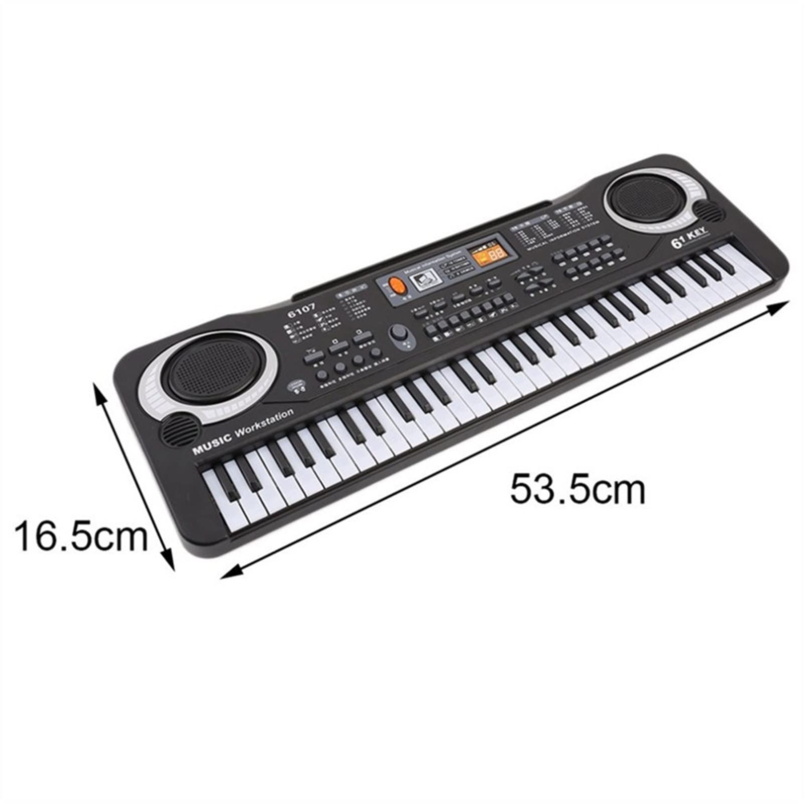 61 Chiavi Musica Digitale Tastiera Elettronica Piano Elettrico Tastiera Pianoforte