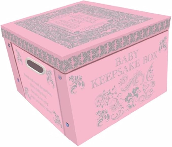 pink baby keepsake box