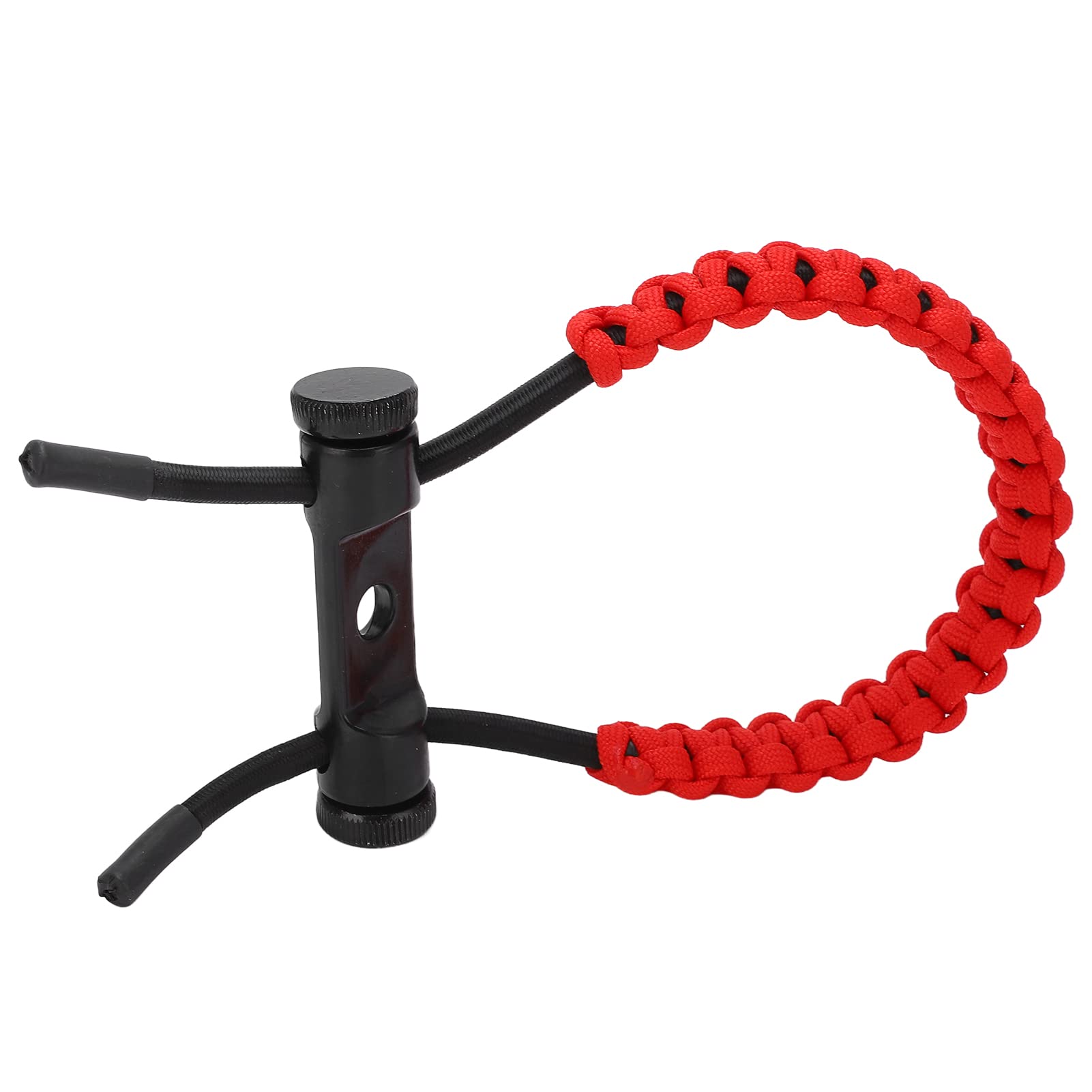 Élingues de Poignet D'arc à Poulies, Corde de Cordon de Dragonne Durable Réglable, Tresse de Dragonne de Chasse pour L'exercice D'entraînement, élingues de Poignet D'arc de Tir à L'arc(Rouge)