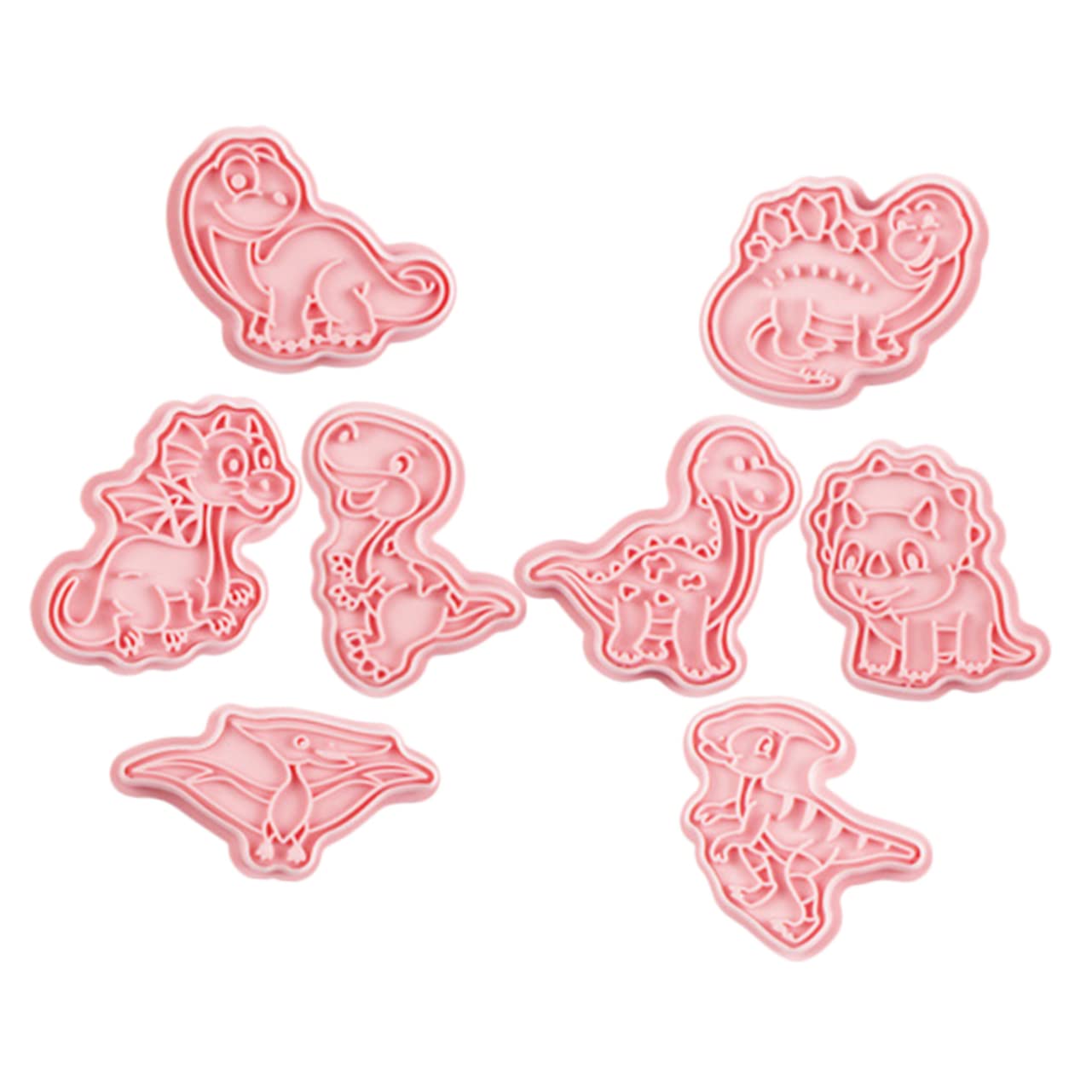 24stücke Teiliges Dinosaurier Ausstecher Für Kekse Lustige Backformen Für Backen Von Plätzchen Kuchen Und Fondant-dekorationen