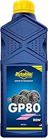 Óleo Sintético 80W Para Caixa De Marcha Putoline Racing GP 80 Temperatura Ambiente Abaixo 20 °C 1 Litro