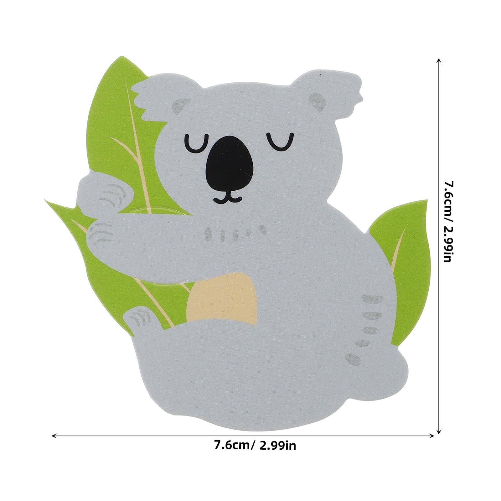 Nachricht für Lutscher Koala 100 Stück Papierkarten zur Süßigkeitenpräsentation Festen und Kinderveranstaltungen