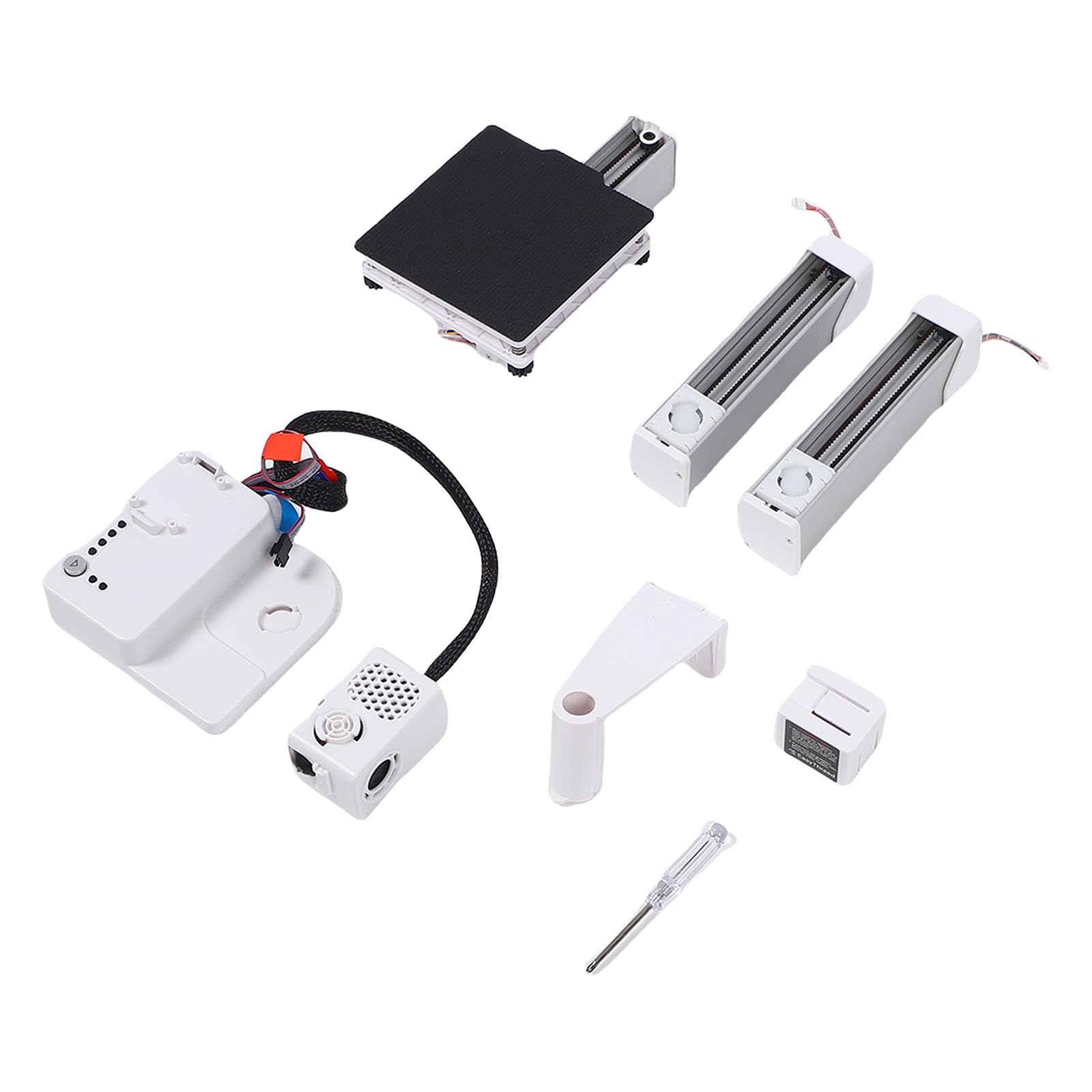 Generic Stampante 3D Portatile, Stampante Compatta Facile -utilizzo con Piastra di Costruzione Rimovibile per il Filamento TPU PLAS (Spina europea)