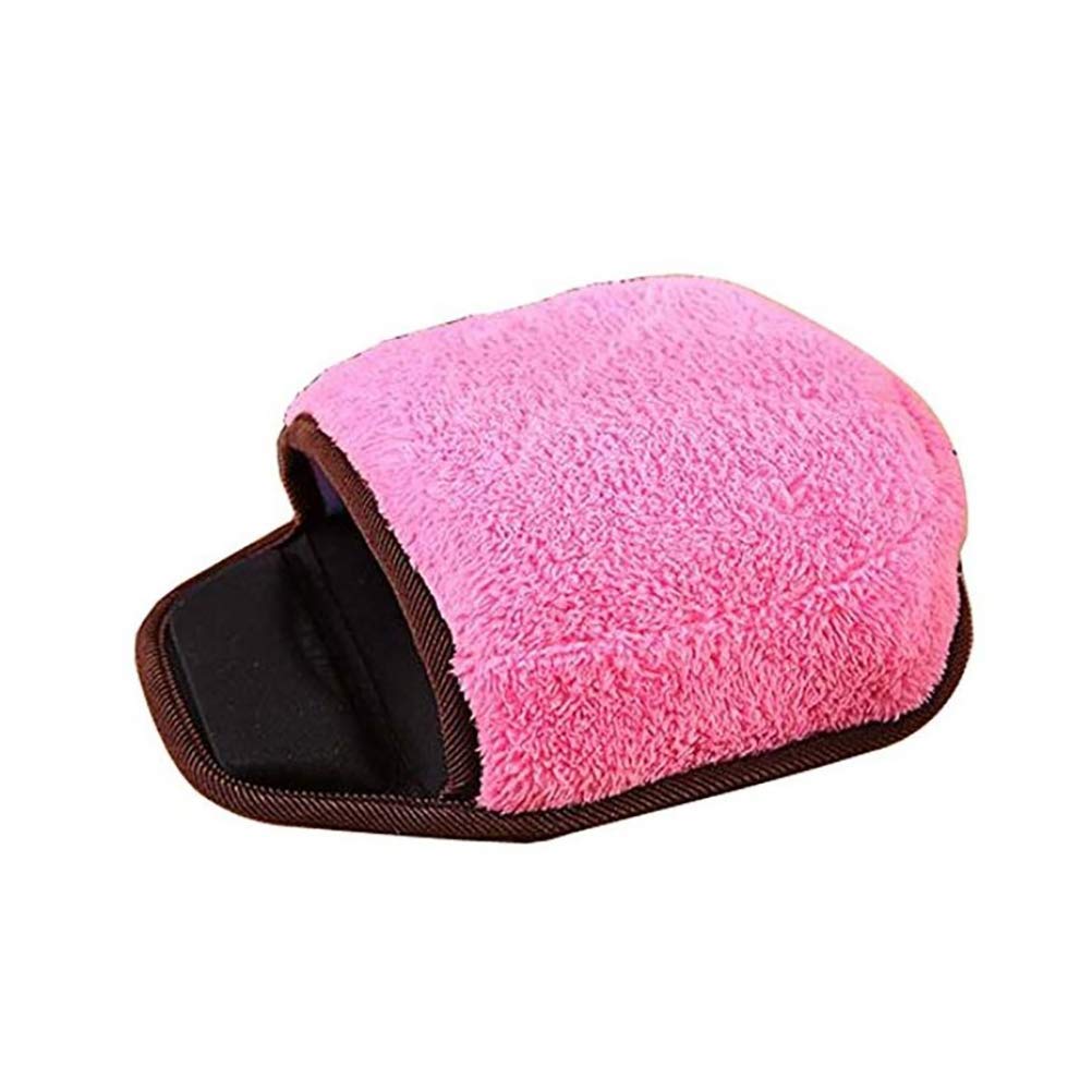 QYHT USB Hand Warmer Plush Mouse Pad, USB Heated Mouse Pad Mouse Hand Warmer, Winter Warm Thickening Mouse Pad with Wristguard for Home Office Computer/Laptop