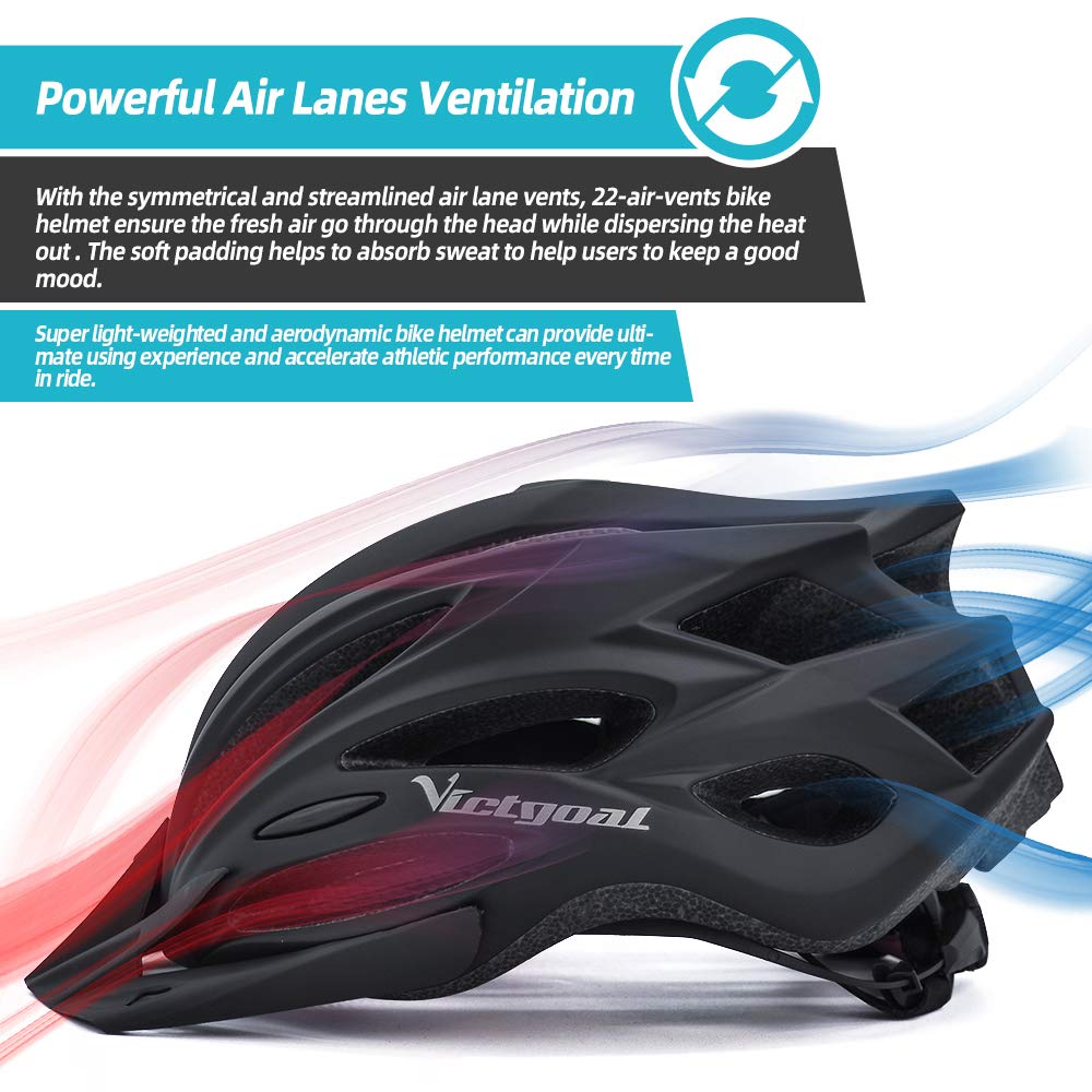 victgoal fahrradhelm mit visier Herren Damen MTB Mountainbike Helm Abnehmbarer Sonnenschutzkappe und LED licht Radhelm Fahrradhelme für Erwachsenen 57-61 cm (Matt Schwarz) Sport & Freizeit Cube Cubie 160 Kinderfahrrad gartenbox Color:Blau-Rahmen weiß