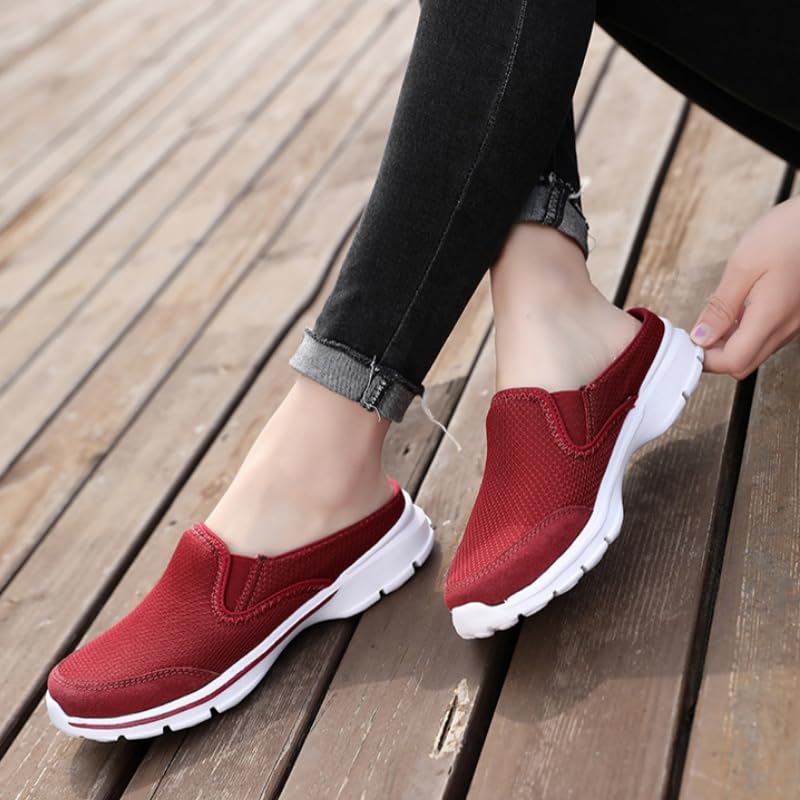 Men's Large-Sized Casual Shoes, with a Flat Design, Breathable mesh Upper, no Heel, Suitable for Daily Casual wear.3
