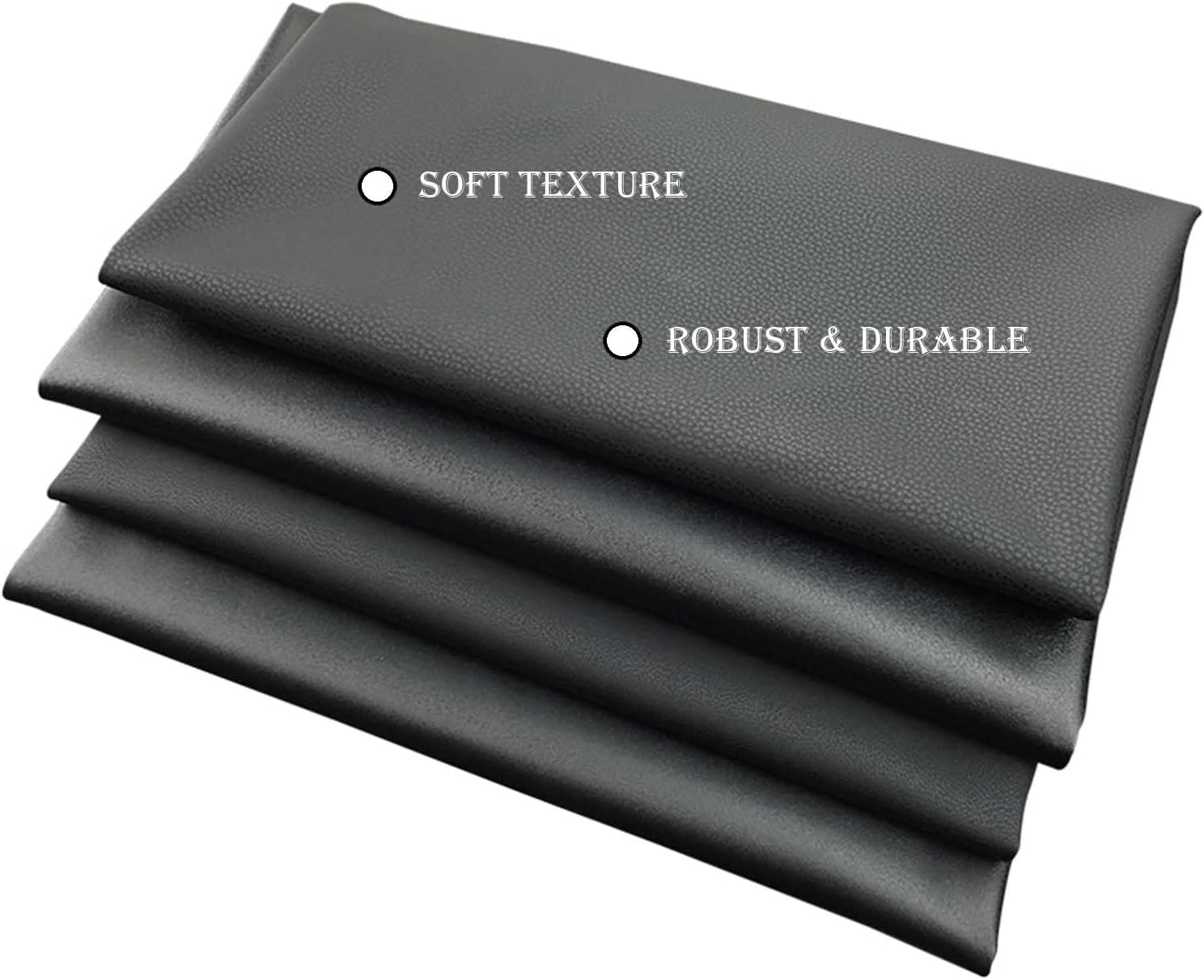 Pickleball Ball Barrier Table Tennis Baffle with Stretch Leather Fabric, 3 PCS Ping Pong Field Fence Surround Divder Block for Ball Court, 56" Wx 30" H Black