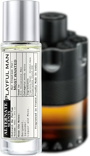 Alternate Scents Playful Man Long Lasting 40ml Perfume For Men |Strong&amp; long Lasting with 30% Oil Concentration| Sweet Spi...