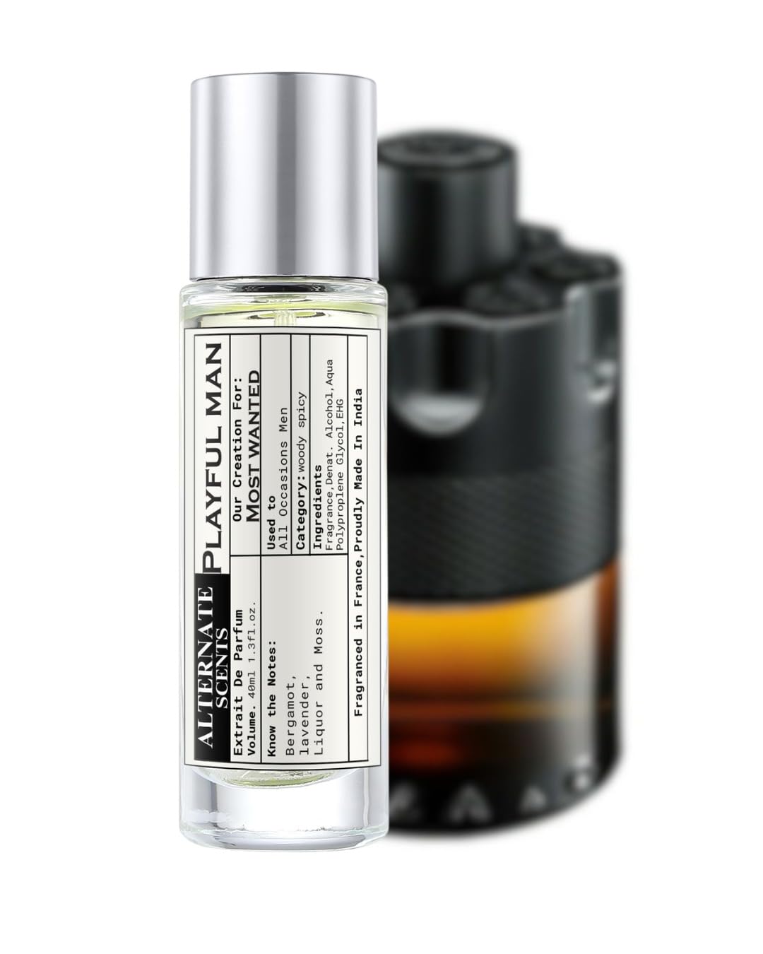 Alternate Scents Playful Man Long Lasting 40ml Perfume For Men |Strong& long Lasting with 30% Oil Concentration| Sweet Spi... - Review, Price and Buying Guide