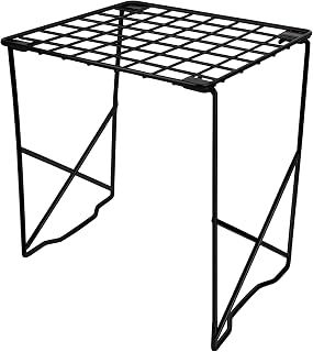Locker Shelf Organizer Heavy-Duty│Extra-Tall Fits School Locker,(Black)