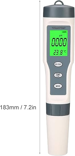 Miniatura 3 de 3 en 1 portátil digital TDS PH medidor de temperatura probador de calidad de agua pluma de prueba de pureza