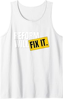 Reform Party Nigel Farage Reform Fix It Tank Top