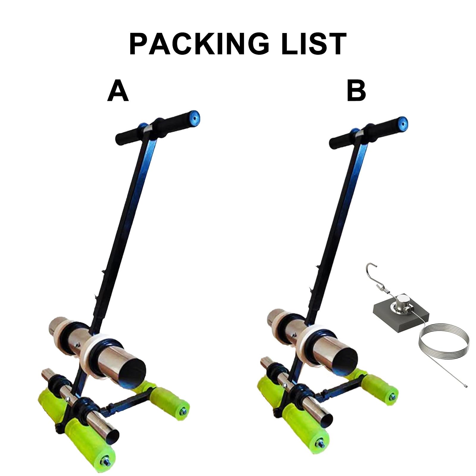 Máquina para trazar líneas de Taller, máquina para Pegar Cinta, aplicador Manual de Cinta para Piso, para Entrada, Garaje, Estadio de béisbol (B)
