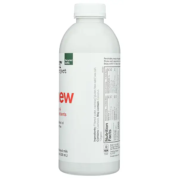 Forager Project Organic Unsweetened Cashewmilk, 28 FZ 5