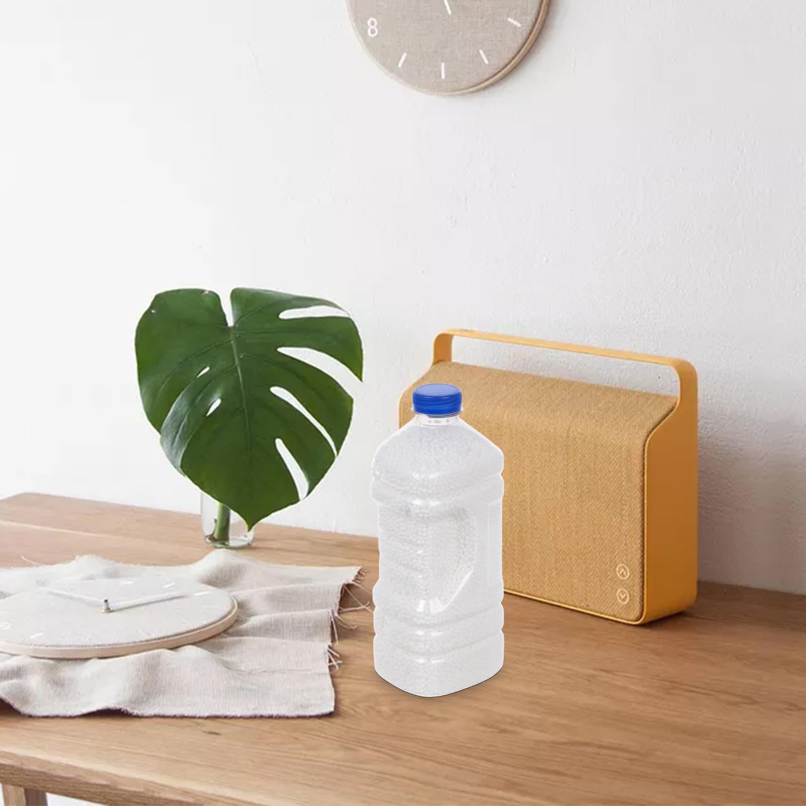 TOPBATHY Ricariche Deumidificatore Granuli di Calcio Bianco, Assorbi Umidità Rapido ad Alta Efficienza per Uffici e Bagni in Plastica
