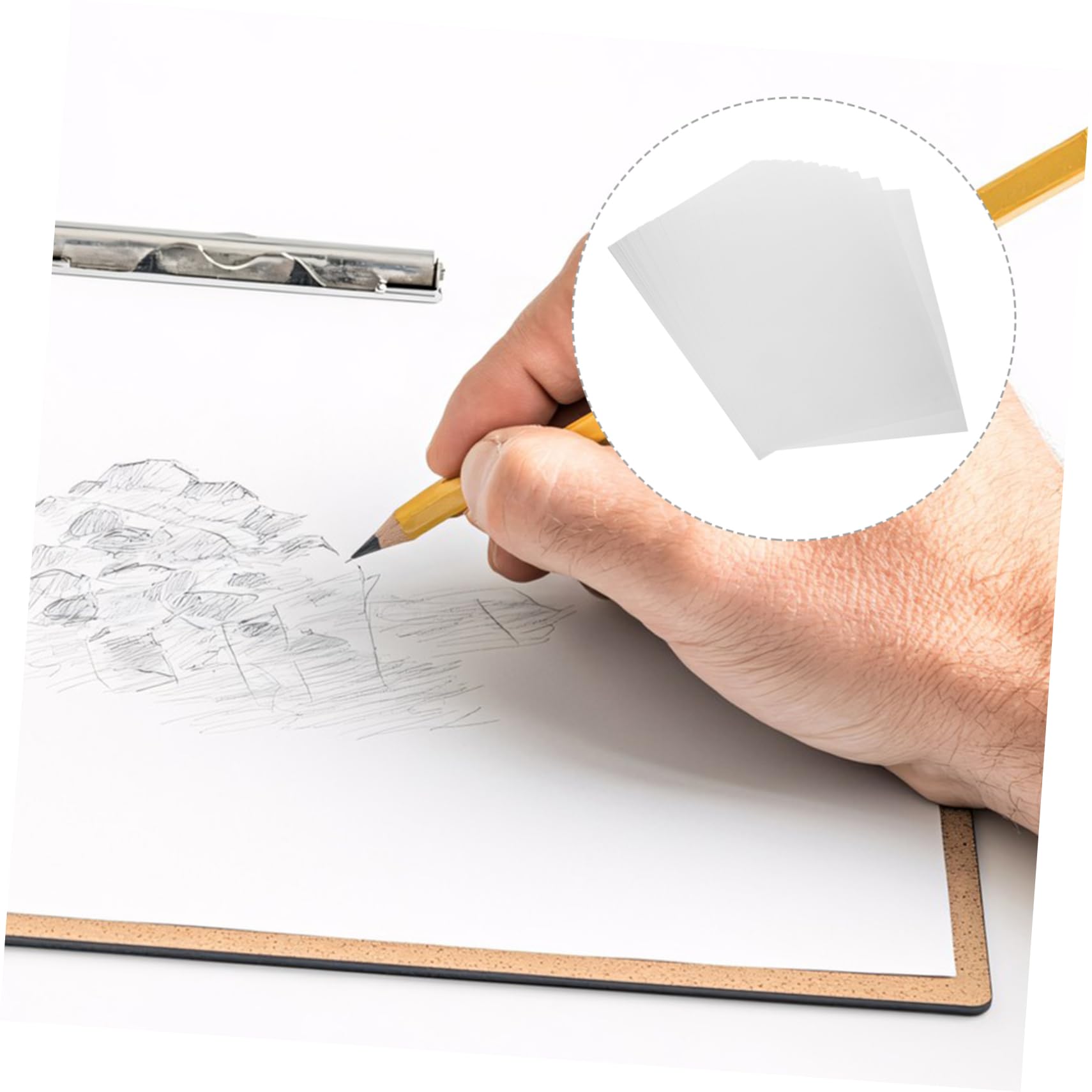 STOBOK Papier à Dessin Vierge A3 Blanc 50 Feuilles Compatible Crayons Encres Pastels Résistant au Jaunissement pour Croquis et Peinture Acrylique Artistes Étudiants