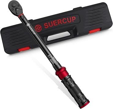 SUERCUP Next-Gen 100-Tooth, 1/2" Drive Click Torque Wrench, 10-170 Ft.Lb