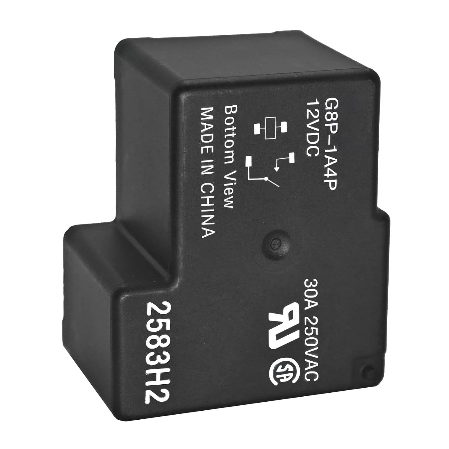 G8P-1A4P Fully-Sealed PCB Relay 12VDC 30A - 4Pins 30A 250VAC Relay for PC Board or Panel-Mounted Applications, Solve F01 Code Problem of Dryer