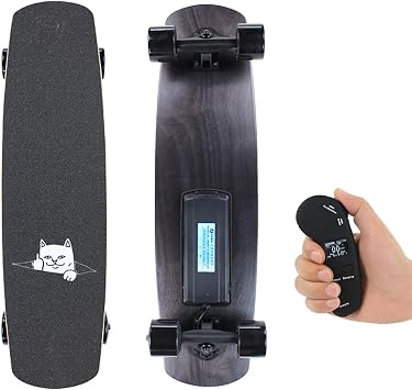 All Terrain Electric Skateboard for Adults, Professional Electric Longboard, Mountain Board with Remote, 4 Speeds Adjustment, 15km/9.3Miles Range, 300W Motor A