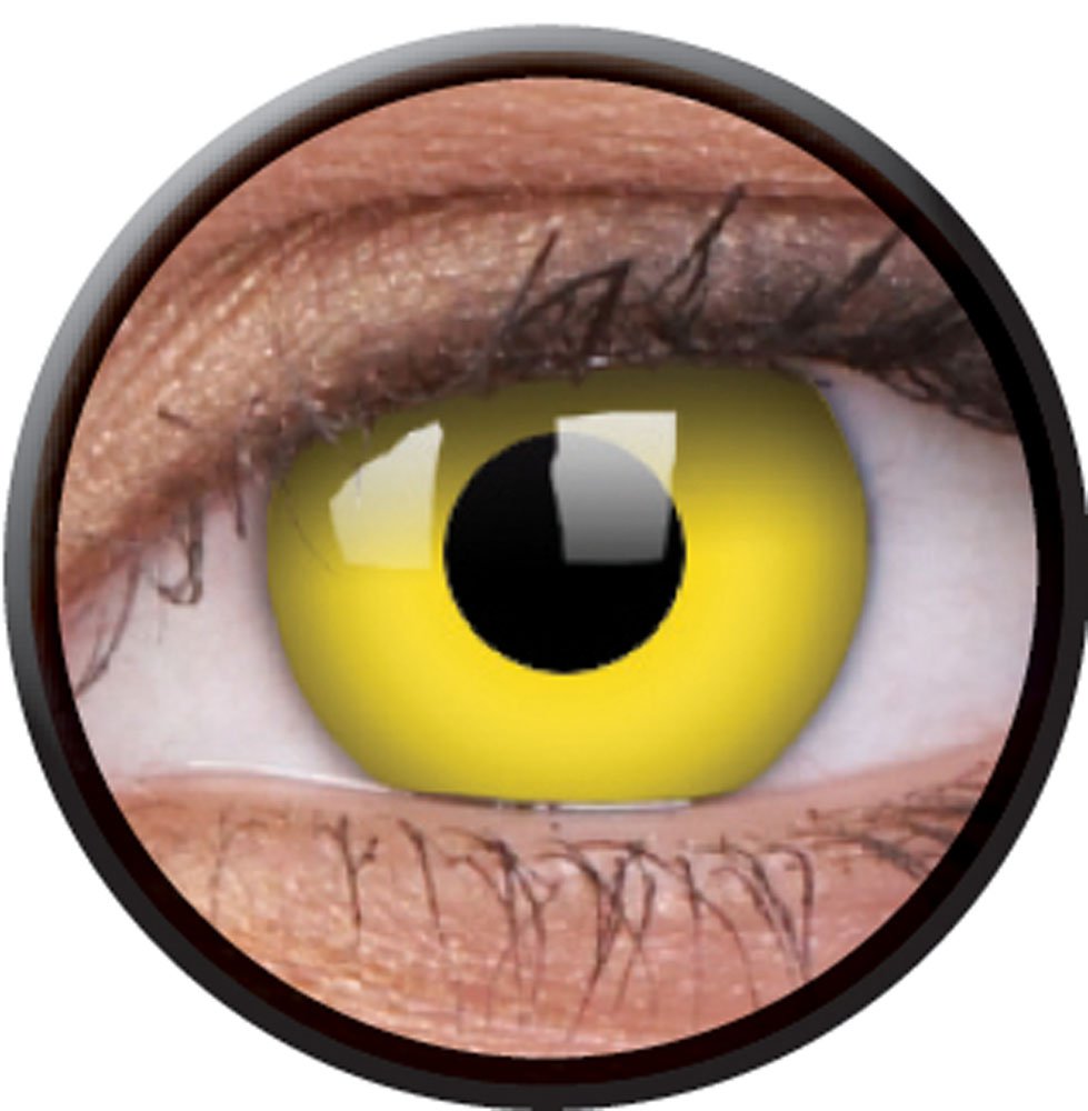 ColorVueCrazy Lens Quarterly Conatct Lens - 2 Units (Yellow)