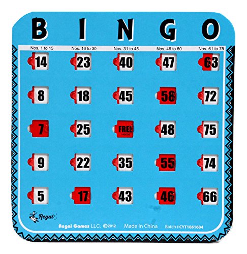 Regal Games Family Bingo 8 Card Booster Expansion Packs (Blue)