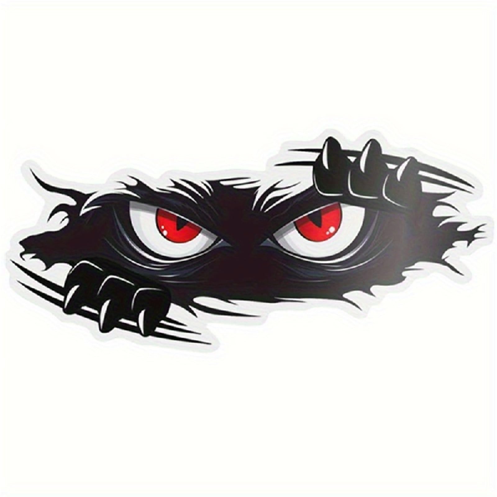 HAfgDJ 1pc Angry Car Sticker Durable Stickers for Cars, Trucks, and Sports Vehicles Bumper Motorcycle