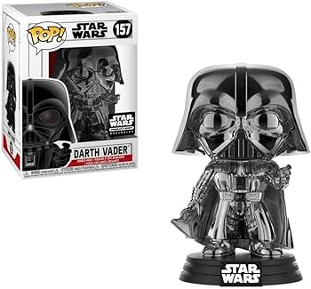 美品】Funko POP ダースベイダー #01 クローム銀 Funko Pop! Star Wars - Darth Vader (Red Chrome) Exclusive | Amazon