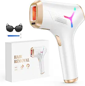 Remoção de pelos a laser para mulheres e homens, depilação IPL de longa duração em casa