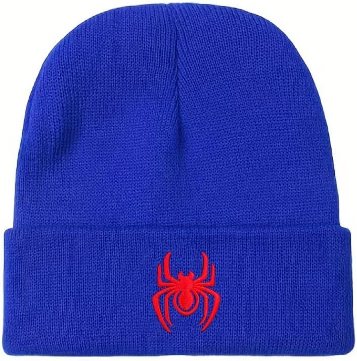Y2k Beanie Hat for Women Men Knitted Spider Graphic Beanies Hats Caps Warm Casual Skullies Winter Beanie - Image 3