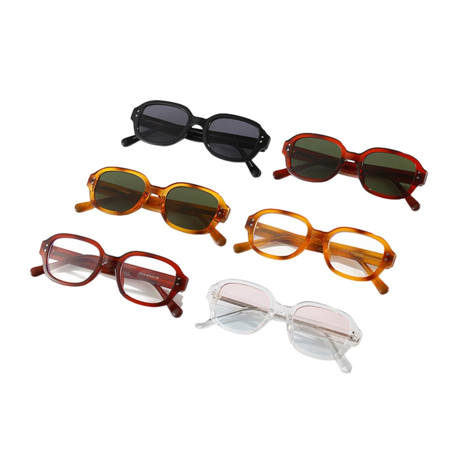 Gafas de sol pequeñas para mujer y hombre, modernas, con remaches, UV400, estilo punk, vintage.