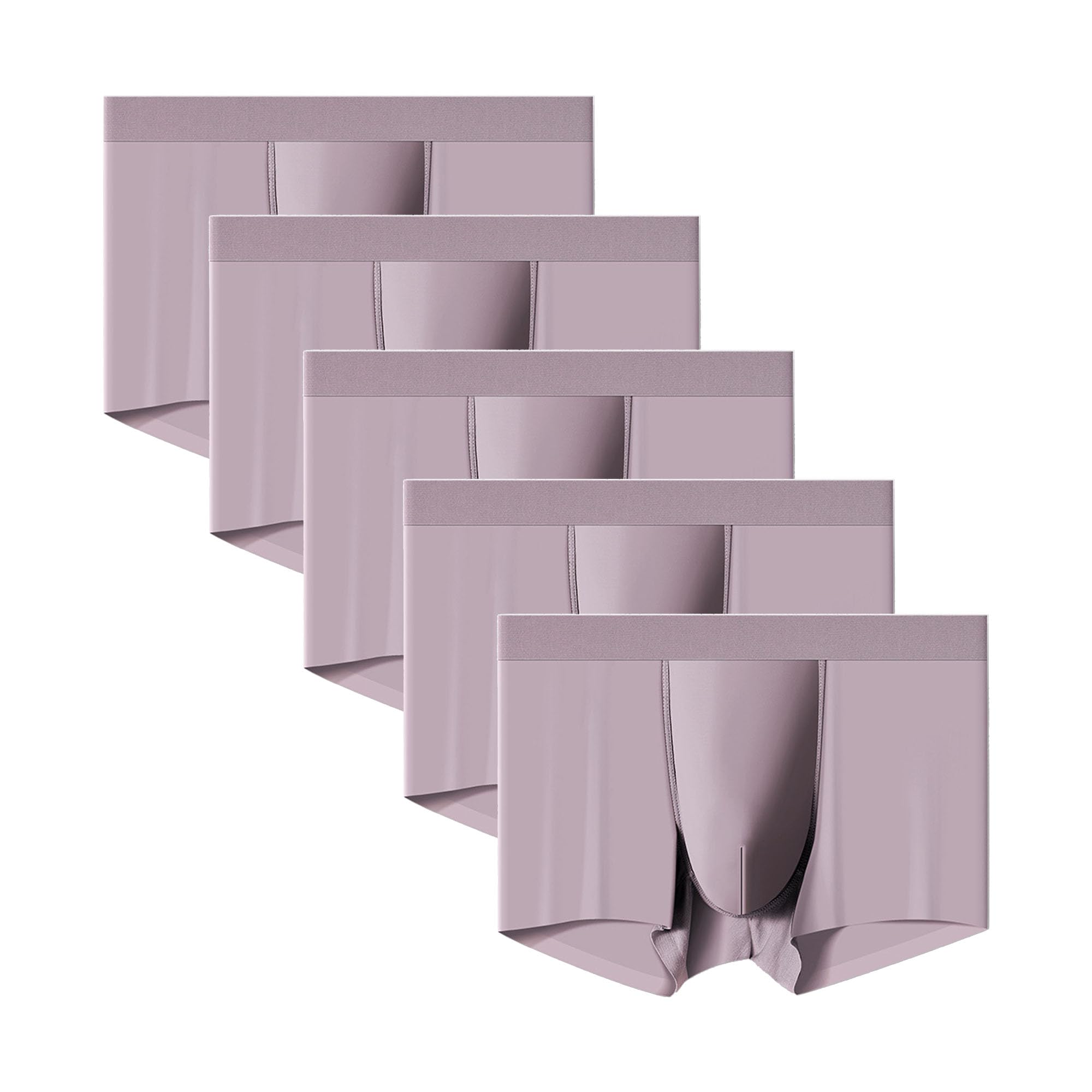 JEShifangjiusu Calzoncillos tipo bóxer para hombre, paquete de 3 unidades, elásticos, cómodos, transpirables, transparentes