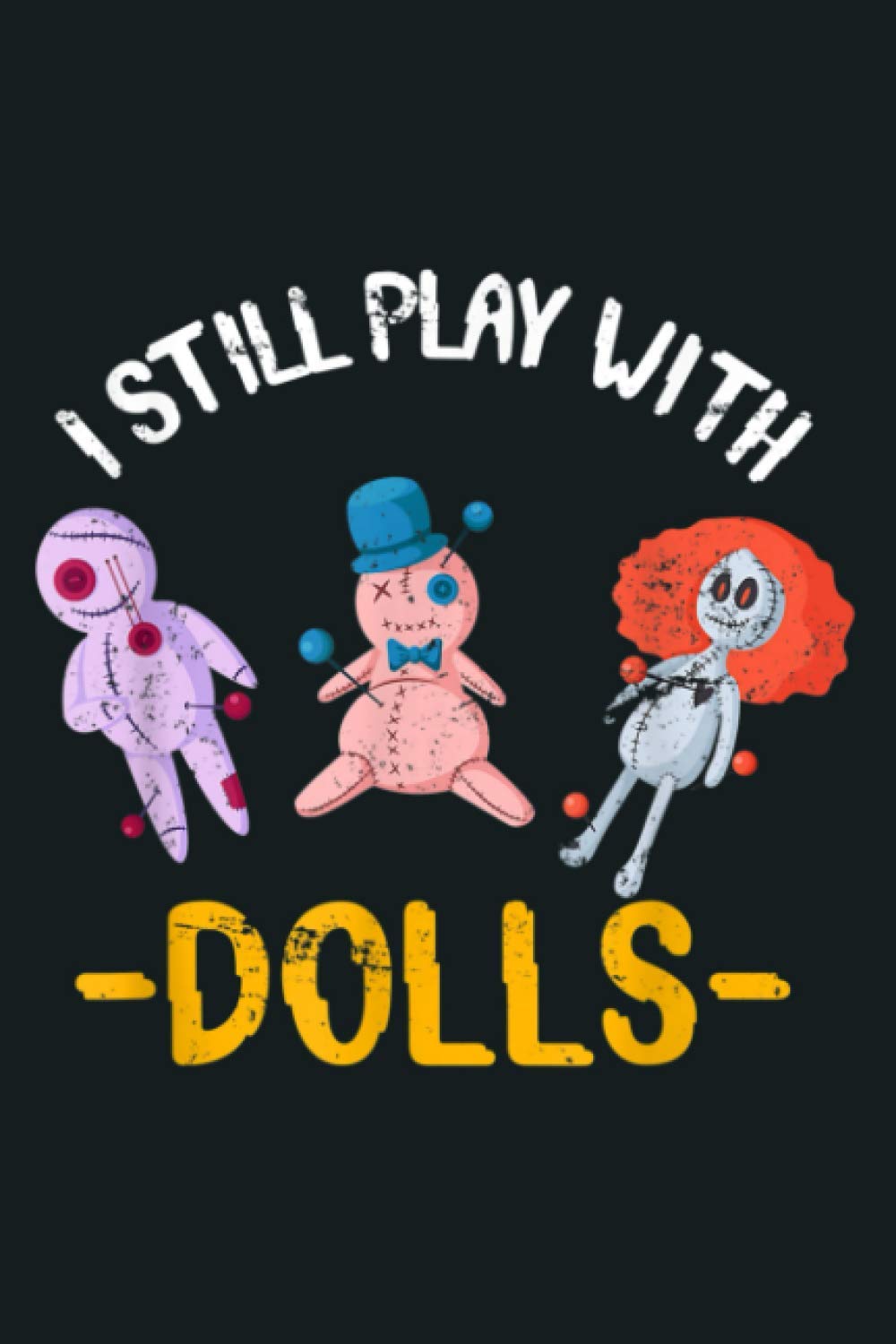 Funny Witch Voodoo Doll Gift Witchcraft Halloween: Notebook Planner -6x9 inch Daily Planner Journal, To Do List Notebook, Daily Organizer, 114 Pages