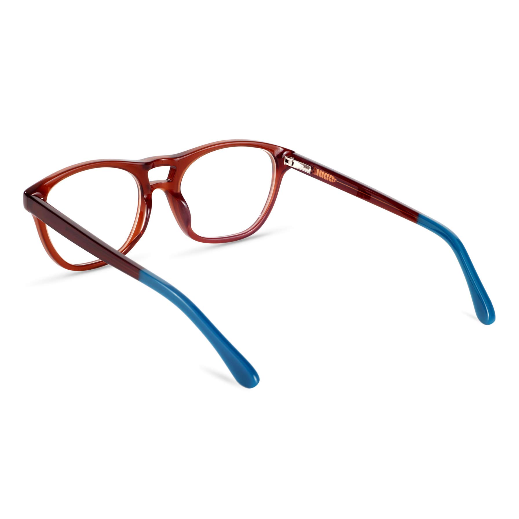Gafas infantiles con protección contra la luz azul, sin graduación, protección UV400, unisex, para niños y niñas, lentes intercambiables, material robusto, modelo Lion