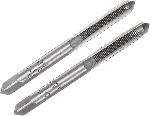 Miniatura 7 de uxcell Juego de 2 pares de grifos de mano métricos, M7 x 0.75 roscas cónicasinferiores, herramienta de aleación, kit de roscas de acero para